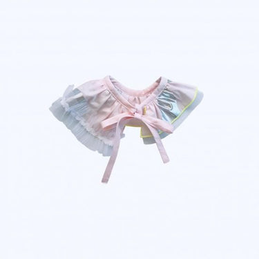 ★frankygrow DOG★frankygrow つけ襟 PINK-SILVER 25F2DG010