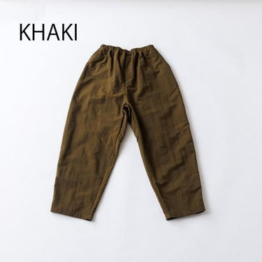 ★8-10月入荷予定ご予約★2025AW★nunuforme ヌヌフォルム バックリボンパンツ Khaki adult 03-nf24-629-015
