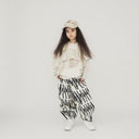 ★8-10月入荷予定ご予約★2025AW★nunuforme ヌヌフォルム ランダムフリルスウェット White adult 13-nf24-822-503