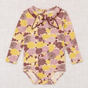 ★WINTER★Misha & Puff Baby Long Sleeve Scout Onesie String / Antique Rose Chrysanthemum B3045W25-0A3