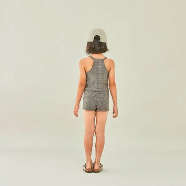 ★2025SS★MOUN TEN. マウンテン mini check swim cami khaki check MW08-1746