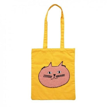 Olya オリヤ Fluffy Rectangle tote bag Cat 710003