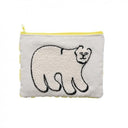 Olya オリヤ Fluffy Flat Pouch Polar bear 710014
