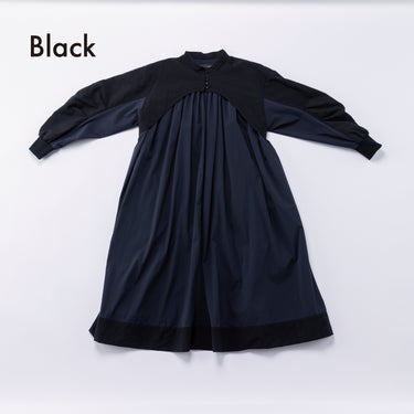 ★入荷済み★2026AW★nunuforme ヌヌフォルム コンビワンピース Black Adult 19-nf26-446-015