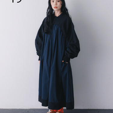 ★入荷済み★2026AW★nunuforme ヌヌフォルム コンビワンピース Black Adult 19-nf26-446-015