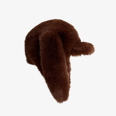 ★Chapter2★2026AW collection★mini rodini ミニロディーニ Rabbit ear faux fur cap Brown