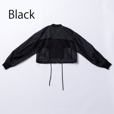 ★入荷済み★2026SS★nunuforme ヌヌフォルム メッシュショートジャケット Black 20-nf25-135-261