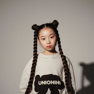 ★入荷済み★2026AW★UNIONINI ユニオニーニ teddybear long sleeved tee oatmeal CS-067