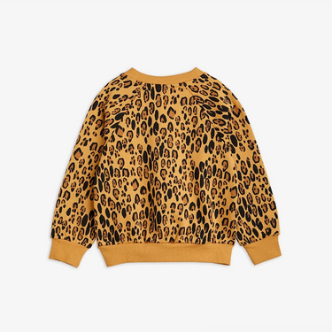 ★BASIC★mini rodini ミニロディーニ Basic leopard sweatshirt Beige