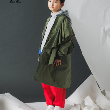 ★入荷済み★2026AW★nunuforme ヌヌフォルム ランダム フリル ジャンパー Khaki 22-nf26-499-025