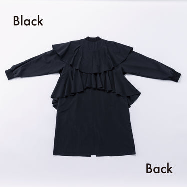 ★入荷済み★2026AW★nunuforme ヌヌフォルム ランダム フリル ジャンパー Black 22-nf26-499-025