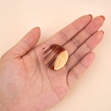 Coucou Suzette ククシュゼット Chestnut Mini Hair Claw 栗 ミニヘアクリップ