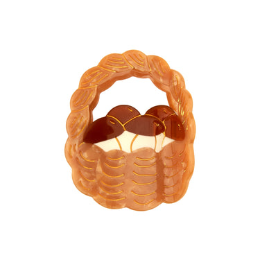 Coucou Suzette ククシュゼット Mushroom Basket Hair Claw きのこバスケット ヘアクリップ