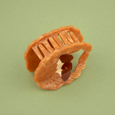 Coucou Suzette ククシュゼット Mushroom Basket Hair Claw きのこバスケット ヘアクリップ