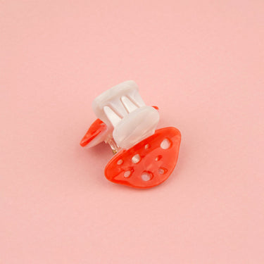 Coucou Suzette ククシュゼット Mushroom Mini Hair Claw マッシュルーム ミニヘアクリップ