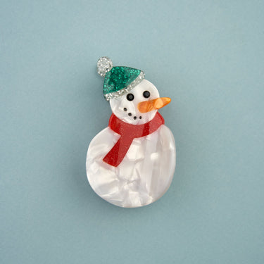 Coucou Suzette ククシュゼット Snowman Hair Claw スノーマン ヘアクリップ