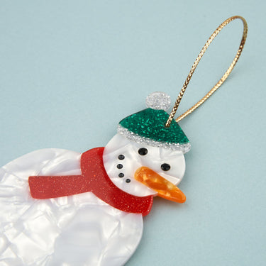 Coucou Suzette ククシュゼット Snowman Christmas Ornament スノーマン クリスマスオーナメント