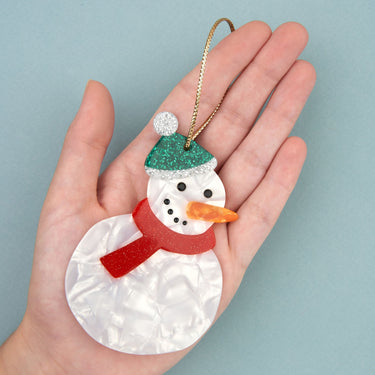 Coucou Suzette ククシュゼット Snowman Christmas Ornament スノーマン クリスマスオーナメント
