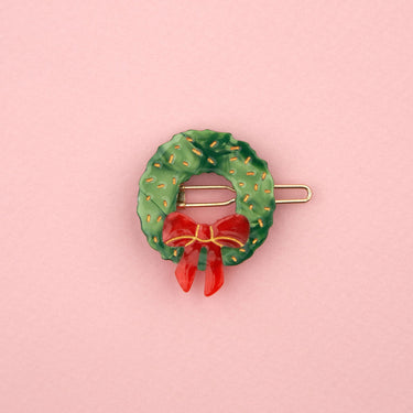 Coucou Suzette ククシュゼット Christmas Wreath Hair Clip クリスマスリース ヘアクリップ