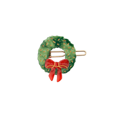 Coucou Suzette ククシュゼット Christmas Wreath Hair Clip クリスマスリース ヘアクリップ
