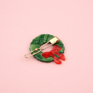 Coucou Suzette ククシュゼット Christmas Wreath Hair Clip クリスマスリース ヘアクリップ