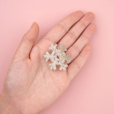 Coucou Suzette ククシュゼット Snowflake Mini Hair Claw スノーフレーク ミニヘアクリップ
