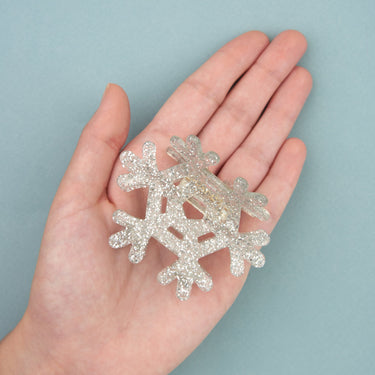 Coucou Suzette ククシュゼット Snowflake Hair Claw スノーフレーク ヘアクリップ
