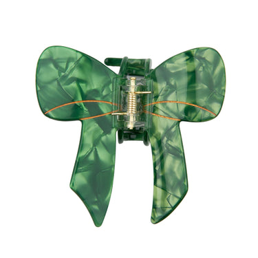 Coucou Suzette ククシュゼット Green Ribbon Hair Claw グリーンリボンヘアクリップ