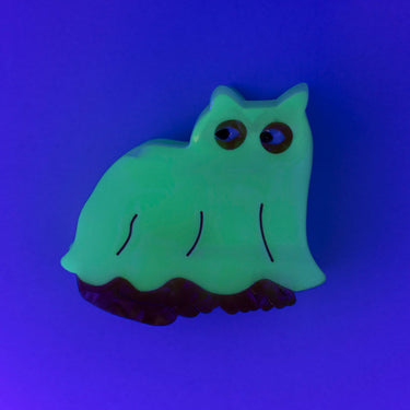Coucou Suzette ククシュゼット Ghost Cat Hair Claw ゴーストキャットヘアクリップ