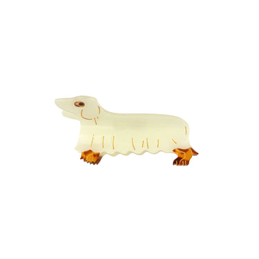 Coucou Suzette ククシュゼット Ghost Dachshund Hair Claw ゴーストダックスフントヘアクリップ