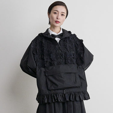 ★入荷済み★2026AW★THOMAS MAGPIE トーマスマグパイ Memory Taffeta×Lace Black 2263501