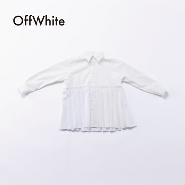 ★入荷済み★2026AW★nunuforme ヌヌフォルム プリーツシャツ OffWhite Adult 24-nf26-553-034