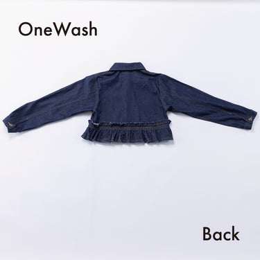 ★入荷済み★2026AW★nunuforme ヌヌフォルム フリルデニムジャケット one-Wash 25-nf26-131-038