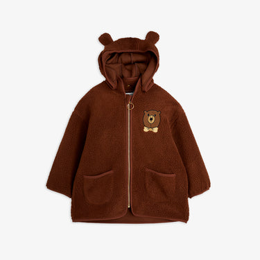 ★Chapter2★2025AW★mini rodini ミニロディーニ Bear emb pile jacket Brown