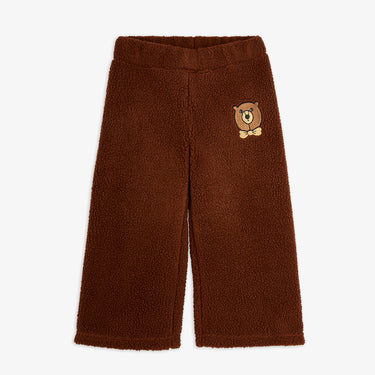 ★Chapter2★2025AW★mini rodini ミニロディーニ Bear emb pile trousers Brown