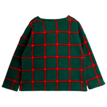 ★Chapter1★2025AW★mini rodini ミニロディーニ Plaid aop fleece ls top Green