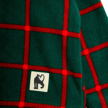 ★Chapter1★2025AW★mini rodini ミニロディーニ Plaid aop fleece ls top Green