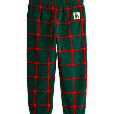 ★Chapter1★2025AW★mini rodini ミニロディーニ BionicPlaid aop fleece trousers Green