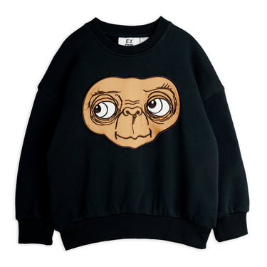 ★E.T. PHONE 2026SS collection★mini rodini ミニロディーニ E.T application sweatshirt Black