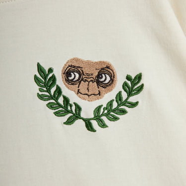 ★E.T. PHONE 2026SS collection★mini rodini ミニロディーニ E.T emb ss tee Offwhite