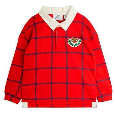 ★E.T. PHONE 2026SS collection★mini rodini ミニロディーニ E.T patch rugby shirt Red