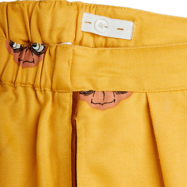 ★E.T. PHONE 2026SS collection★mini rodini ミニロディーニ E.T aop woven trousers Yellow