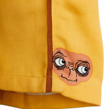 ★E.T. PHONE 2026SS collection★mini rodini ミニロディーニ E.T aop woven trousers Yellow