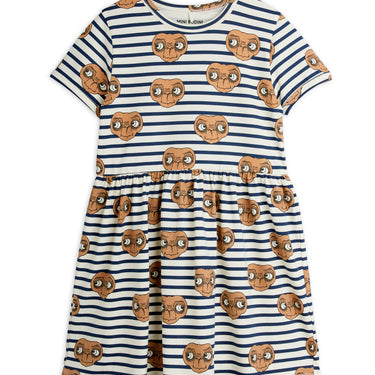★E.T. PHONE 2026SS collection★mini rodini ミニロディーニ E.T stripe aop ss dress Multi