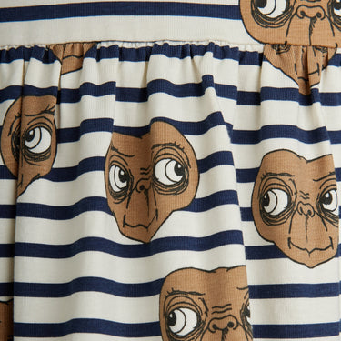 ★E.T. PHONE 2026SS collection★mini rodini ミニロディーニ E.T stripe aop ss dress Multi