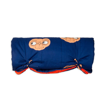 ★E.T. PHONE 2026SS collection★mini rodini ミニロディーニ E.T aop multi functional padded blanket Blue