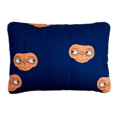 ★E.T. PHONE 2026SS collection★mini rodini ミニロディーニ E.T aop padded quilted pillowcase Blue