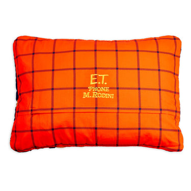 ★E.T. PHONE 2026SS collection★mini rodini ミニロディーニ E.T aop padded quilted pillowcase Blue