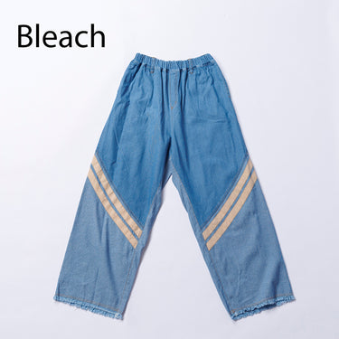 ★入荷済み★2026SS★nunuforme ヌヌフォルム ラインデニムパンツ Bleach 26-nf25-635-038