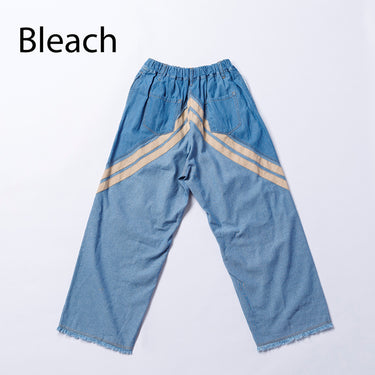 ★入荷済み★2026SS★nunuforme ヌヌフォルム ラインデニムパンツ Bleach 26-nf25-635-038